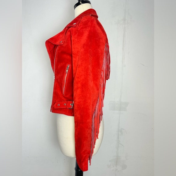 Van Palma Suede Fring Motorcycle Jacket - Picture 4 of 7